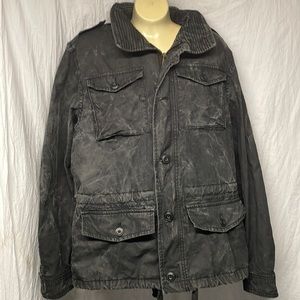 Lady or teens casual acid washed cotton jacket